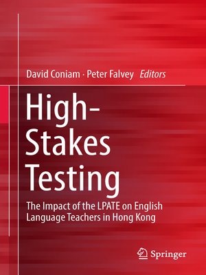cover image of High-Stakes Testing